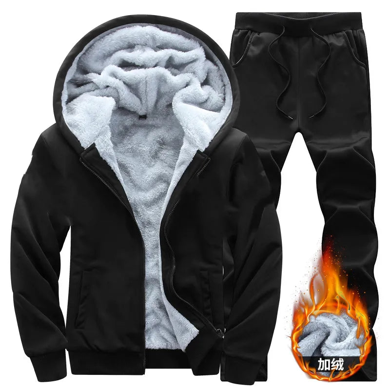 Wolf Czuadlte2024New Winter Men's Sports Set Casual Pants | SAMAG