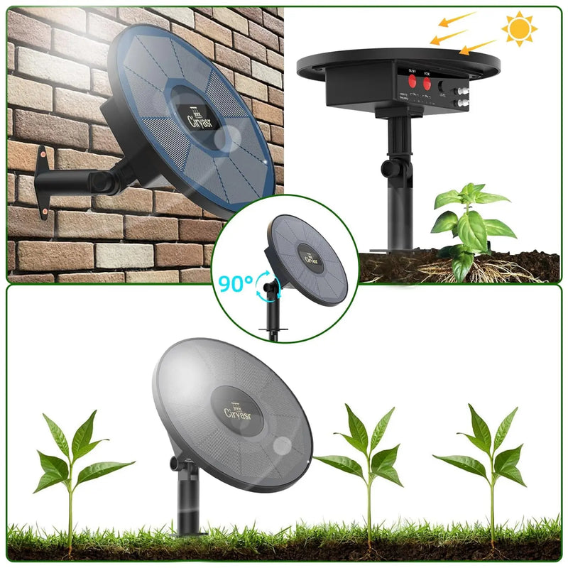Solar Drip Irrigation System, Automatic Watering System with Battery Timer Modes for Potted Plants for Balconies, Garden Balcony