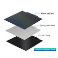 For Anycubic Kobra 2 PEO PET Build Plate 230x230mm Double Sided PEI Print Spring Steel Sheet for Anycubic Kobra Neo/Kobra 2 Pro