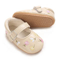 Spring and Autumn Baby Apricot Princess Shoes 0-12 Months Non-Slip Soft Sole Walking Shoes