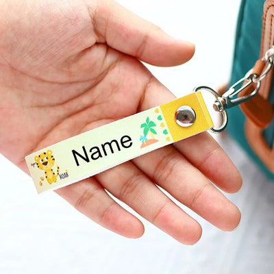 Personalized Custom Name Tag School Bag Pendant, Keychain | SAMAG