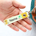 2023 Personalized Custom Name Tag School Bag Pendant, Name Keychain For Kindergarten Children To Go To School Name Badge Lanyard