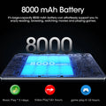 2026 New Global Android Tablets 10.1 Inch Octa Core 8GB RAM 256GB ROM Dual SIM Dual Cameras 4G LTE 5G Tablet PC 8000mAh