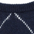 Women Fashion Argyle Sweater Women Female Lazy Style Pullover Female Spring Casual Long Sleeve Diamond Pattern Knit Sweater