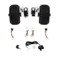 250W/24V 36V/350W Motor Drive Air Wheel Conversion Kit, 10Inch Double Wheel Set with Reverse Gear Switch and Thumb Throttle