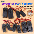 1Pair Audio Portable Speakers For Computer PC Speaker 3070 45100 LCD TV Speakers Rectangle Loudspeaker 2W 3W 5W 10W 4Ohm 8Ohm