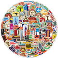 10/50/ World Landmark Stickers Graffiti for DIY Phone | SAMAG