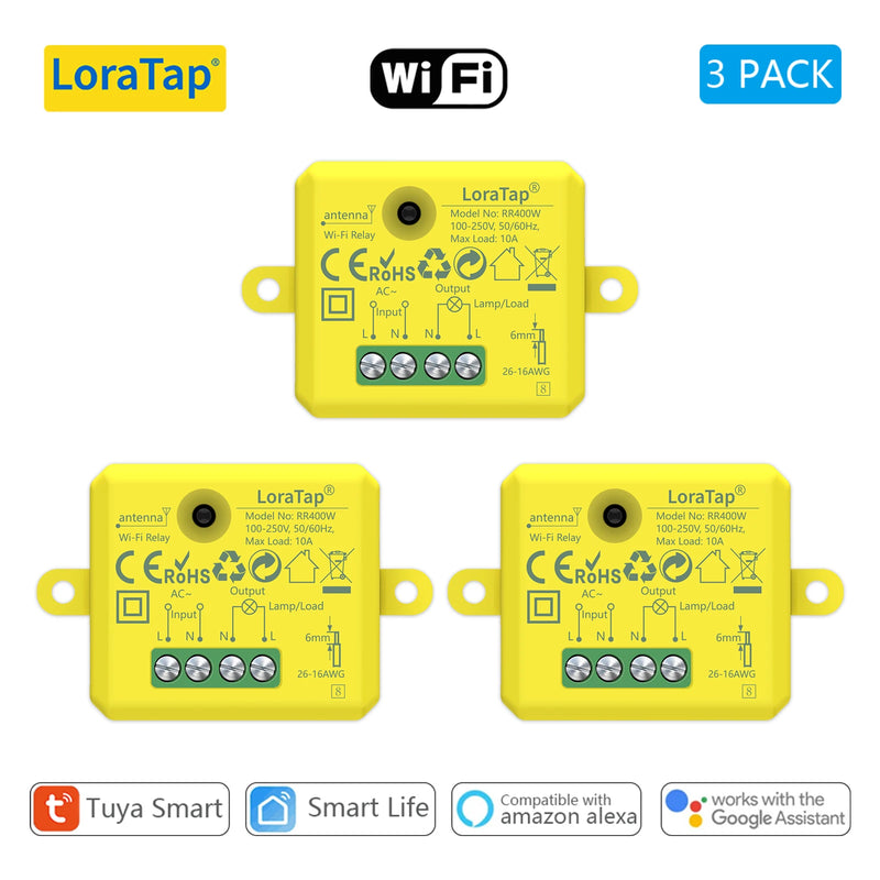 LoraTap Mini DIY Module Wifi Light Switch Wireless APP Remote Control Switch 220V Smart Home Electrical Switches