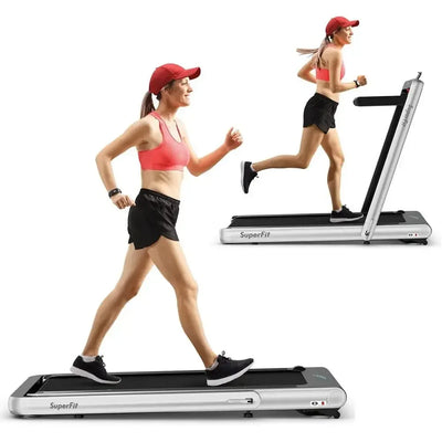 Compact 4.75HP Desk Treadmill: LED Touch, App - Controlled | SAMAG