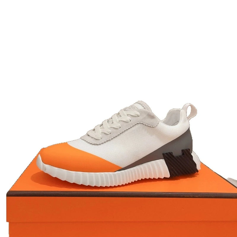Men's Casual Leather Running Shoes Breathable Low-Top Sneakers Black Comfortable Anti-Odor Rubber Sole All-Season Wear