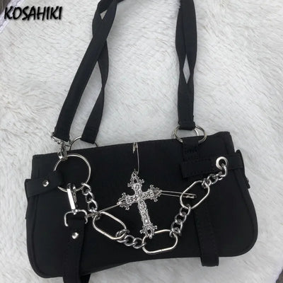 Japanese Vintage Streetwear Punk Women Handbags Y2k | SAMAG