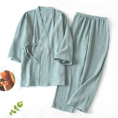Men and Women 100% Cotton Pajamas Plus Size Loose | SAMAG