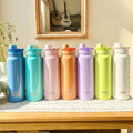 TYESO Thermos Bottle Car Insulated Flask Water Tumbler for Outdoor Sports Travel Vacuum Flasks Stainless Steel Thermal Cup
