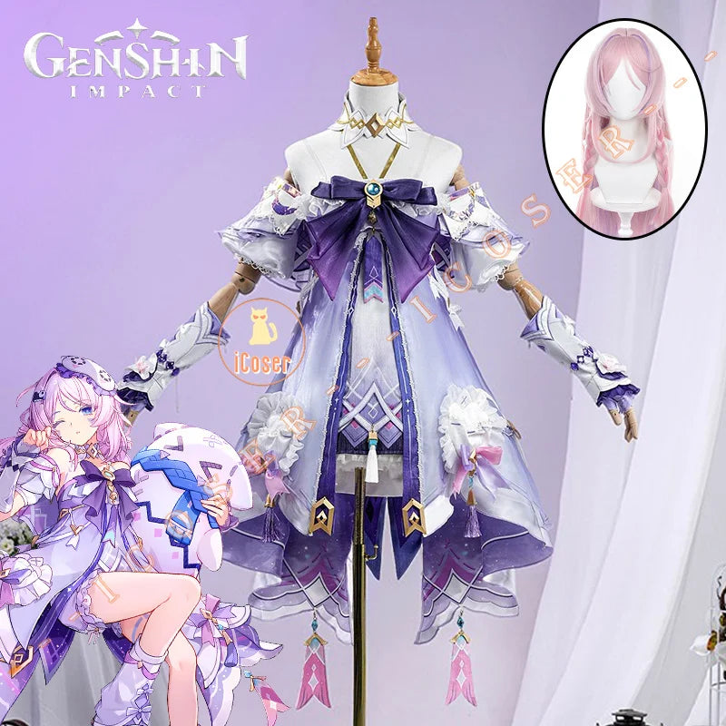 Genshin Impact Citlali Cosplay Costume Wig Dress Whispers of Stars and Smoke Uniform New Skin Outfit Halloween Party Women Girls