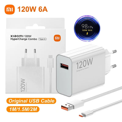 Original Xiaomi 120W 100W Charger Fast Charging Turbo | SAMAG