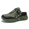 Men's Korean casual breathable casual shoes summer soft-sole anti-slip youth half-slippers rotating shoelaces sports tide shoes