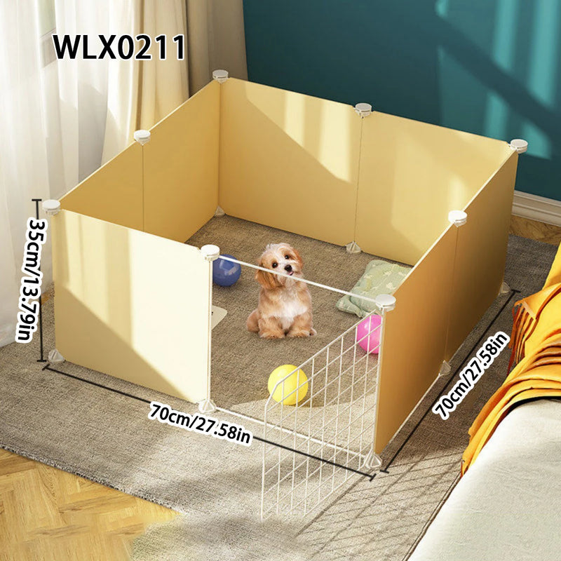 Small Pet Enclosure, Dog Maternity Isolation Pen, Indoor Small Pet Protective Fence, Diy-Assembled Dog House