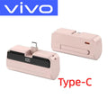 VIVO 500000mAh Mini Capsule Power Bank 2 in 1 Ultra Fast Charging Portable External Battery Powerbank For iPhone Android 2026