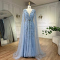 Serene Hill Turquoise Mermaid Evening Dresses Gowns | SAMAG