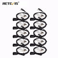 Retevis EAK001 Walkie Talkie Headset 10/20Pcs 2Pin Acoustic Tube Two-way Radio Earphone for Baofeng UV 5R RT622