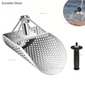 Beach Sand Scoop Shovel Metal Detector Sand Scoops Treasure Detecting Metal Detector Hunting Stainless Steel Tool Hex