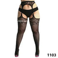 2026NEW Plus Large Size Black White Lace Thigh High Stockings Silicone Anti-slip Over The Knee Long Socks for Oversized Women XL