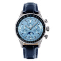 Sugess Chronograph Watch of Man ST1908 Swanneck Movement Mechanical Moonphase Wristwatches Waterproof Calendar Vintage New S468