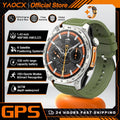 2026 New Military Smart Watch Men Built-in GPS 530mah Bluetooth Call 3ATM Waterproof Barometric Altimeter Sports Smart Watches