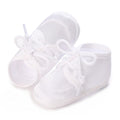 Newborn Baby's First Baptist Shoe: Newborn Boys and Girls' White Baptist Shoes Soft Sole Walking Shoes Multiple Styles-9CM/10CM