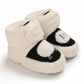 Autumn Winter Boots Baby Girl Boys Winter Warm Shoes Solid Fashion Toddler Fuzzy Balls First Walkers Kid Shoes 0-18M