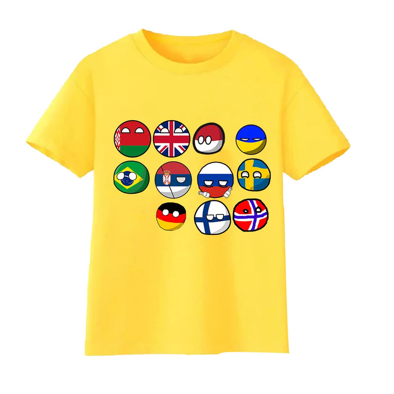 Countryball Polandballs Clothes for Summer Toddler Girls | SAMAG