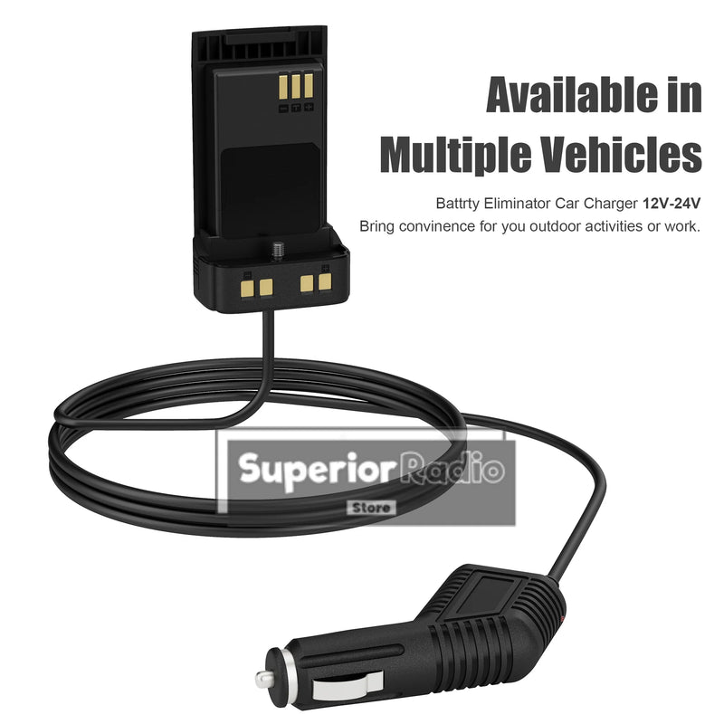 Baofeng UV-32 DM-32 Battery Eliminator 12-24V DM32 UV-32 Walkie Talkie Car Charger Radio Cigarette Lighter Accessories 1/2/5PCS
