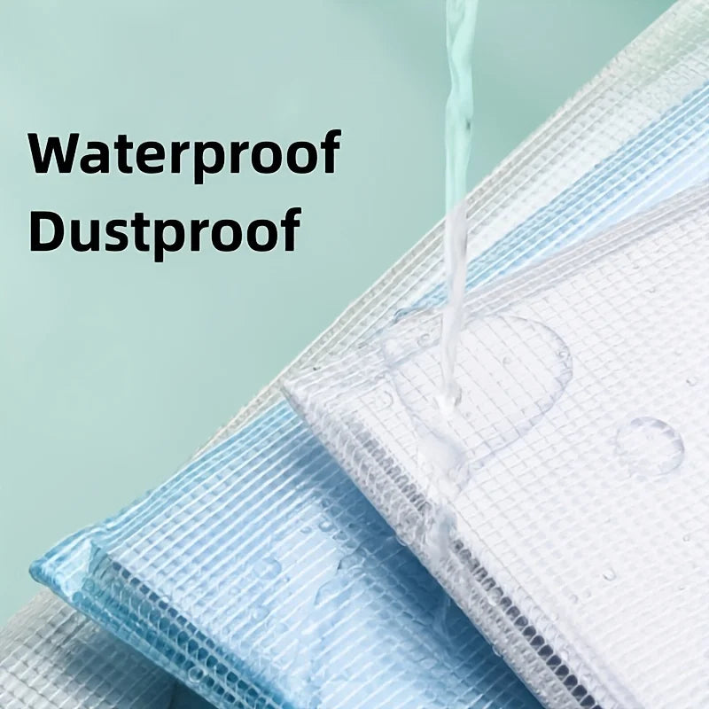 10pcs A3 Mixed Color, Student Supplies, Plastic, Folder Bag, Zip Folder, Mesh Zip Bag, Suitable For School Office Supplies