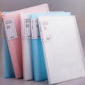 Plastic Budget Binder A4 File Folders For Documents 60/100 Pages Filing Products Office Supplies Desk Stationery Organizer