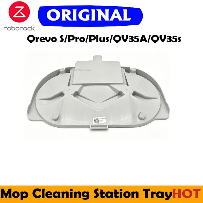 Original Roborock Qrevo C Mop Cleaning Station Tray Accessory for Qrevo S/Pro/Plus/QV35A/QV35s Vacuum Cleaner Mop Spare Parts
