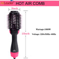 4 In 1  Hot-Air Hair Brushes Women Hair Dryer Brush Hair Dryer Straightener Curler Massager Rapid Warming One Step Volumizer