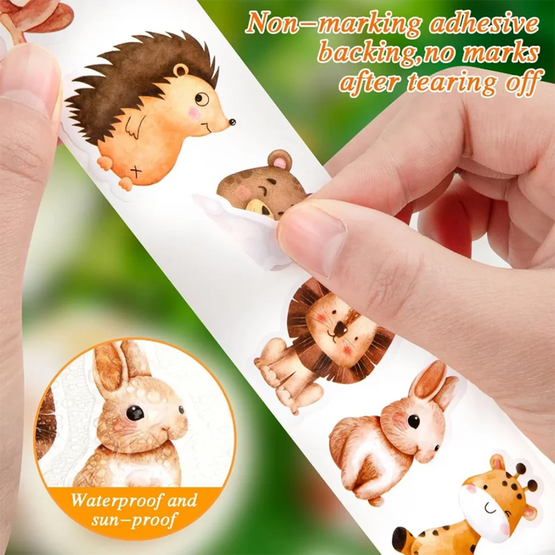 100 - Cute Animal Stickers for Children Cartoon Zoon - View 5 | SAMAG