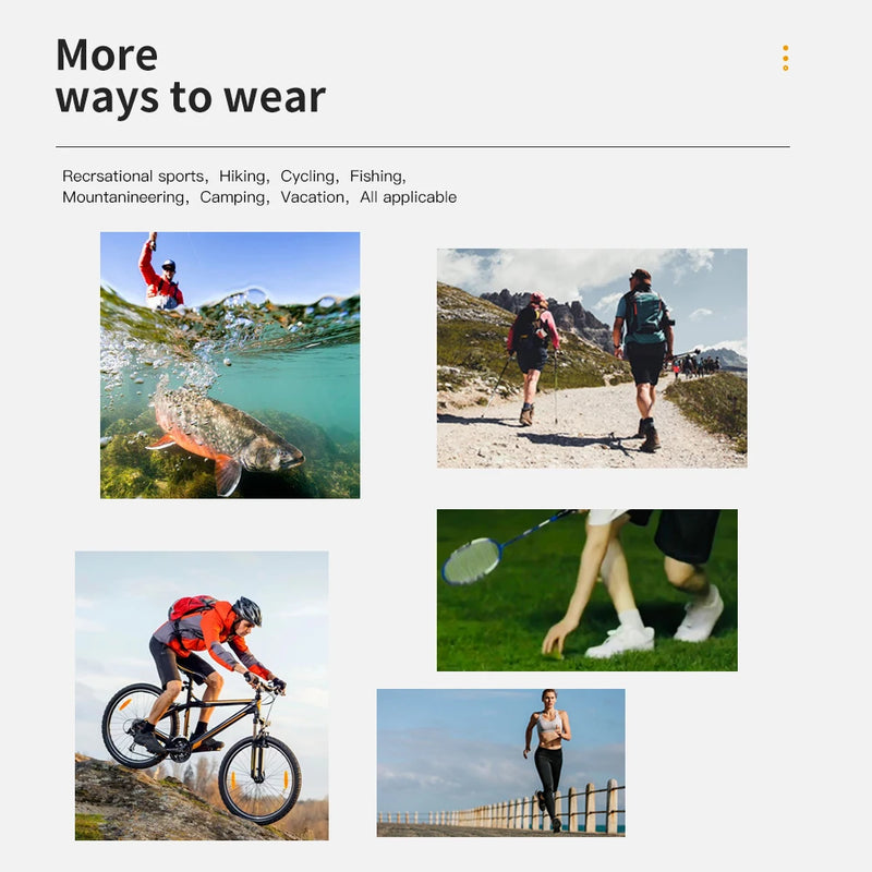 HISERWA Men Women Cycling Cap Sun Protection Summer - View 5 | SAMAG