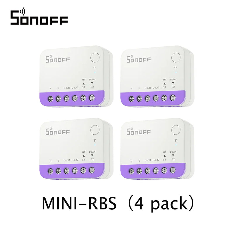 SONOFF MINI-RBS Matter Smart WIFI Curtain Switch Module for Roller Blinds Precise Percentage Control Work with Alexa Google Home