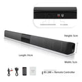New BS-28B TV Bluetooth Speaker 40W Soundbar Home Theater Wireless 3D Surround Stereo Bass Subwoofer Portable Speakers For Phone