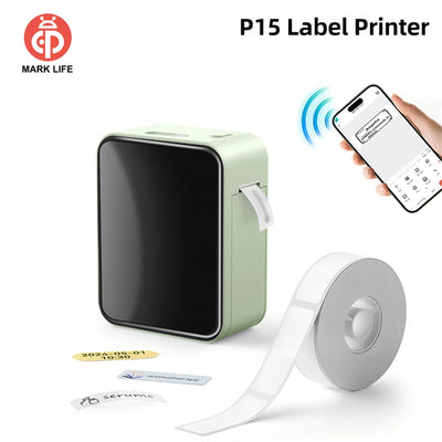 MarkLife P15 Thermal Label Printer Mini Portable Wireless | SAMAG