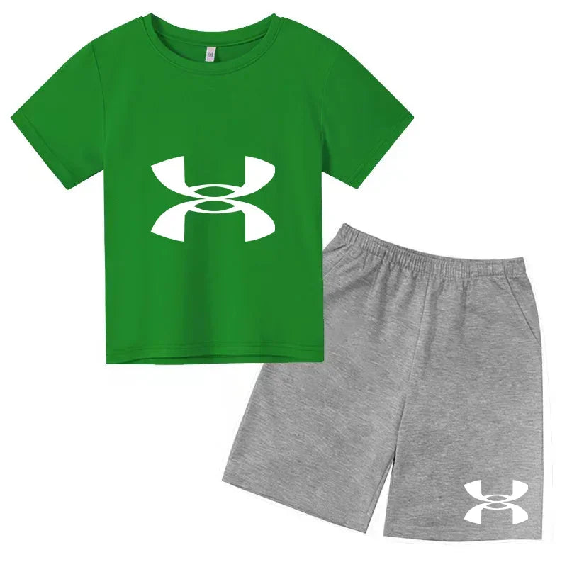2-13Y Kids Spring & Autumn Casual Cartoon & Letter Print | SAMAG