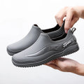 2026Simple Style Outdoor Work Commute Fishing Kitchen Non-Slip Waterproof Men's Flat-Soled High-Quality Rubber Boots Rain Boots