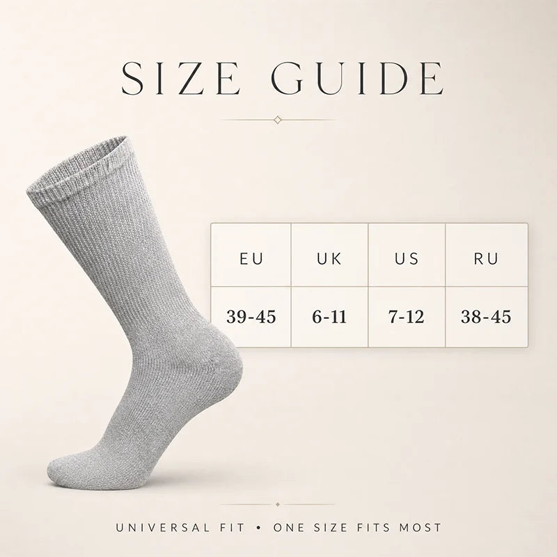 Men's Diabetic Socks Non‑Binding Top Loose Cuff, Seamless | SAMAG