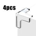 1-6pcs Transparent Table Corner Protector, Edge Sticker, Glass Corner Furniture, Silicone Corner Protector, Table Anti-Collision