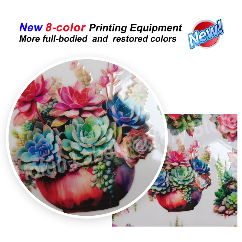 Custom 3D UV Color Print Transfer Gold Sticker Personal - View 6 | SAMAG