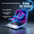 2026 Intel Core i9 9900 14.1 Inch Gaming Laptop 5GHz 32GB RAM 2TB SSD Ultra Slim Notebook 1920x1080 Office Pro Max