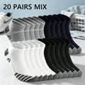 Pairs of Men's Short Socks, All-Season Low-Cut Round | SAMAG