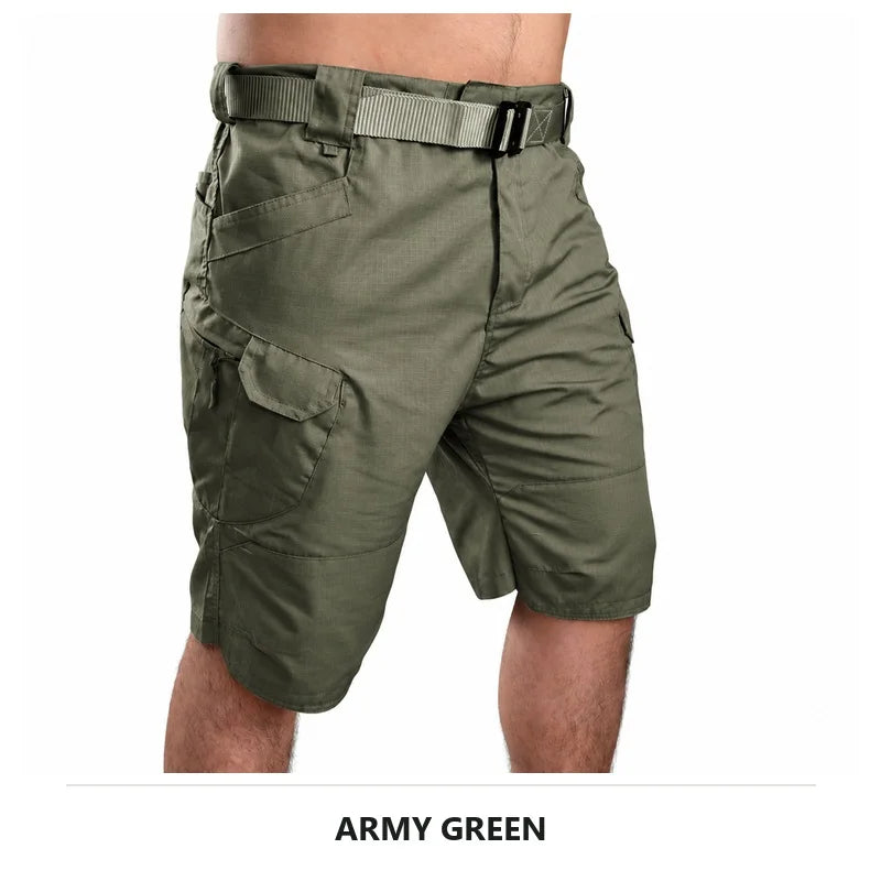 IX7 Men Tactical Cargo Shorts Summer Waterproof | SAMAG