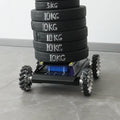 80kg Load Heavy Duty Metal Car Chassis 152mm Mecanum Wheel Trolley Omnidirectional V5Max Mobile Robot for Arduino Robot DIY Kit